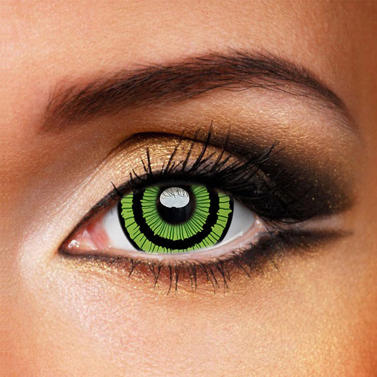 Goblin Green 17mm Sclera Contacts(NEW)