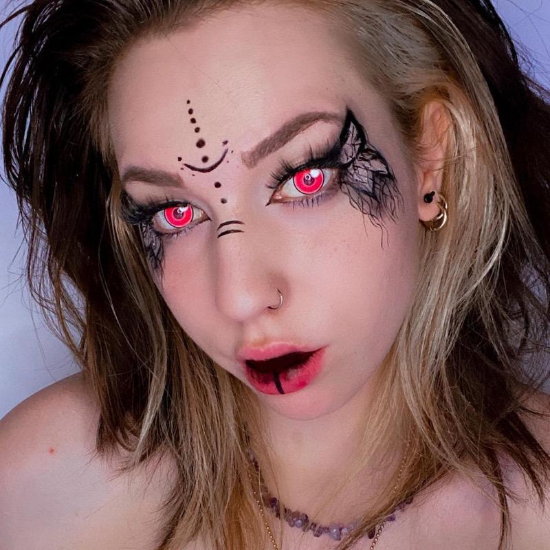 Demon Slayer Nezuko Kamado Costume Contacts