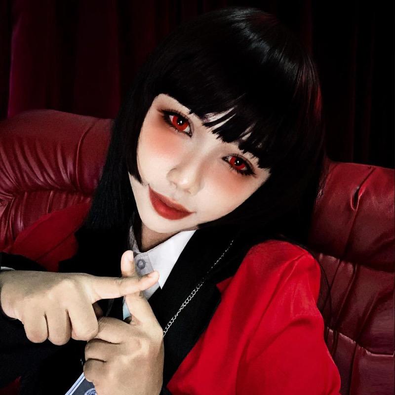 Halloween Red Mini Sclera 17mm Contacts