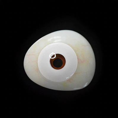 UV Glow White Halloween Contacts (UV Function)