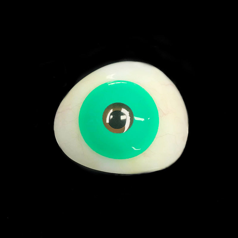 UV Glow Green Halloween Contacts (UV Function)