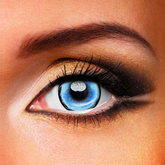 Aqua Man Blue Cosplay Halloween Contact Lenses