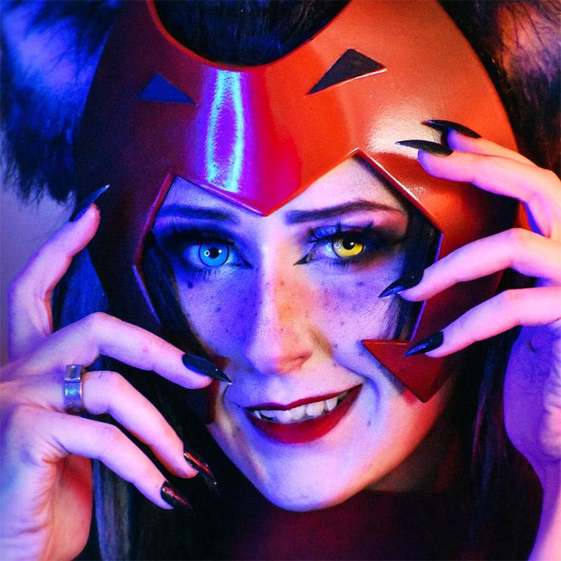 Mad Hatter Yellow Gold Cosplay Halloween Contact Lenses