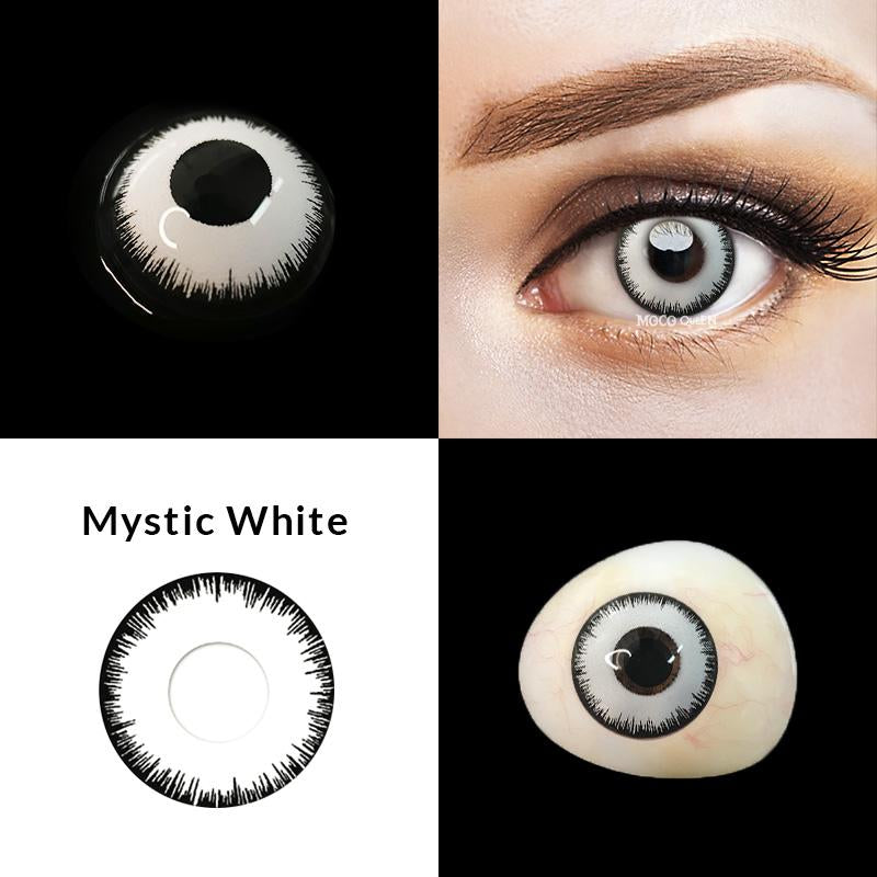 White Magical Halloween Crazy Contacts (NEW)