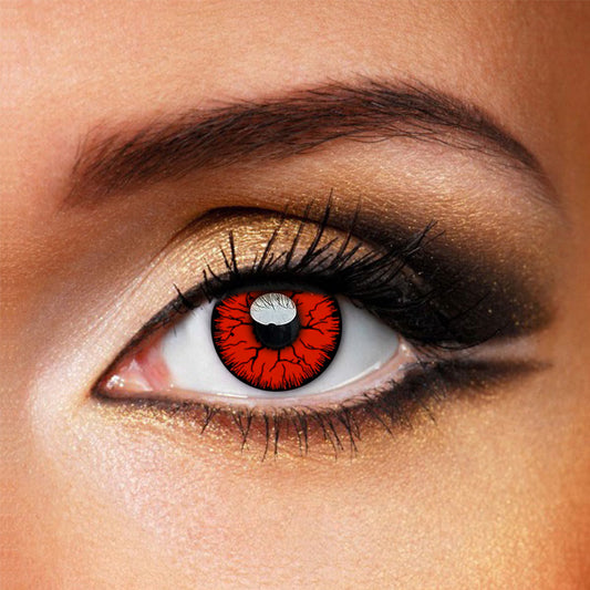 Halloween Corpse Bride Red Contacts