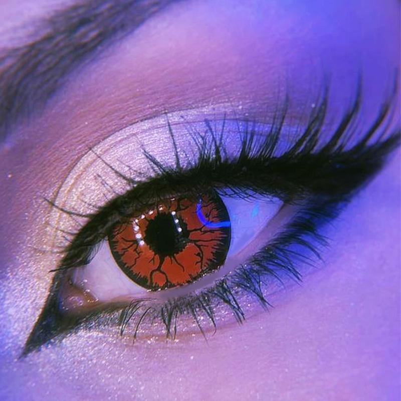 Halloween Corpse Bride Red Contacts