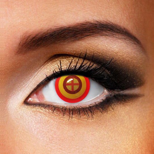 Chainsaw Man Power Yellow & Red Costume Contacts