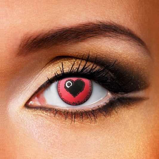 Mirai Nikki (Future Diary) Yuno Gasai Pink Heart Contacts
