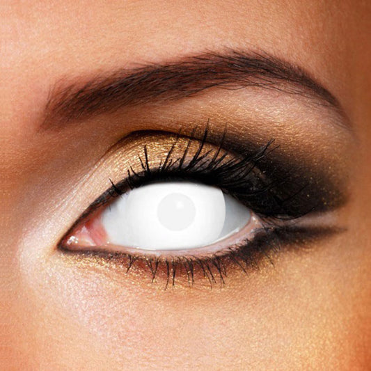 White Blind Mini Sclera 17mm Contacts (Fortnite Storm Awakening)