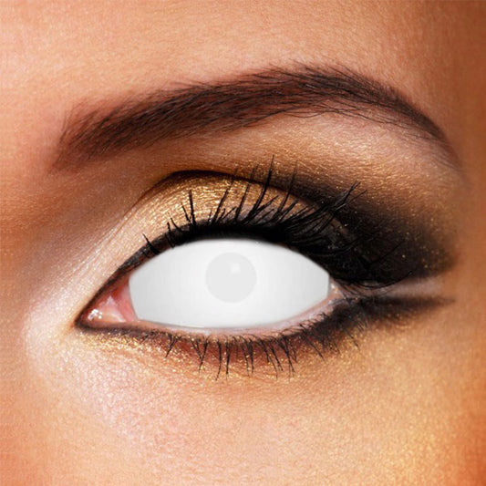 White Blind Sclera 22mm Contacts (Fortnite Storm Awakening)