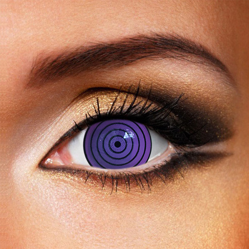 Sharingan NARUTO Rinnegan Purple  17mm Mini Sclera Contact Lenses