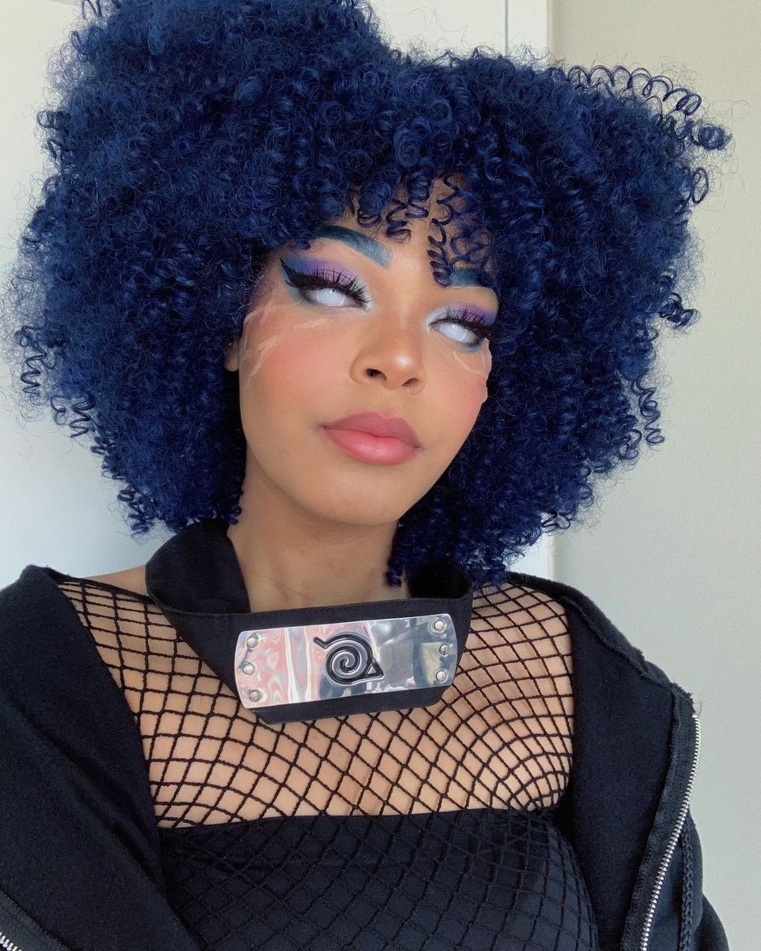 White Mesh Halloween Contact Lenses