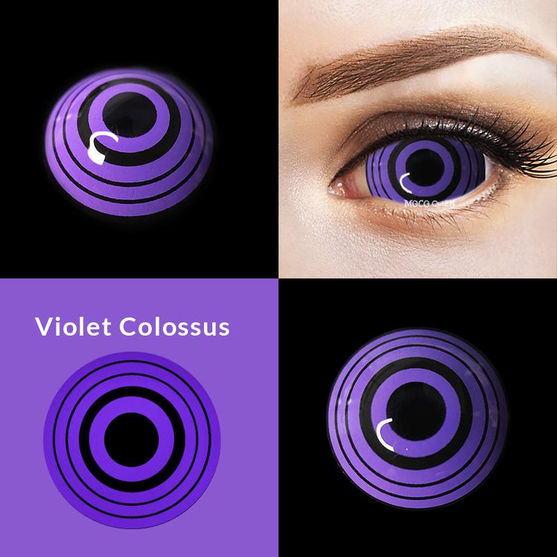 Sharingan Rinnegan Purple Sclera 22mm Contacts