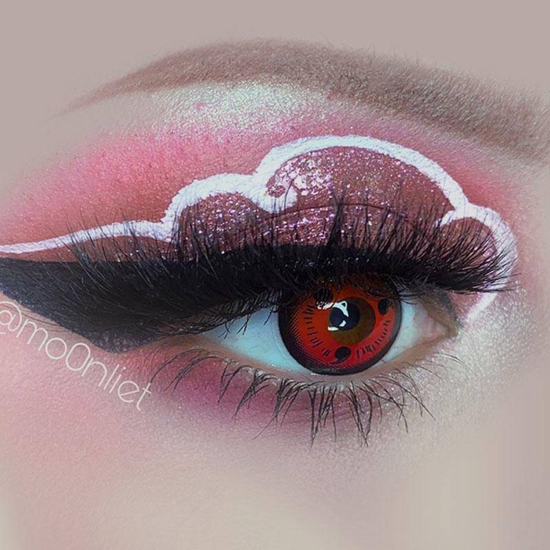 Sharingan - NARUTO Three Magatama Contacts
