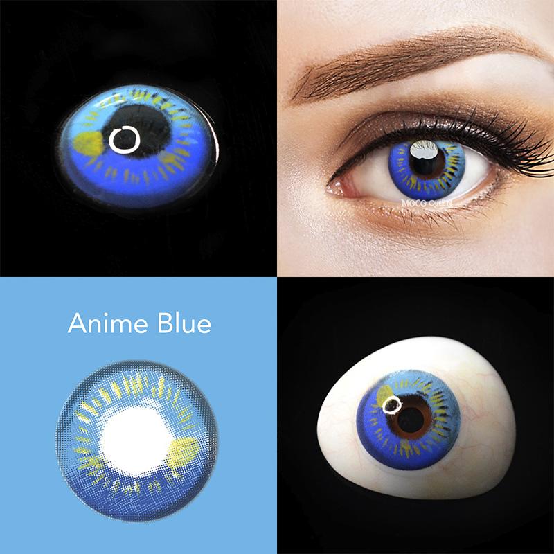 Anime Blue Costume Contacts