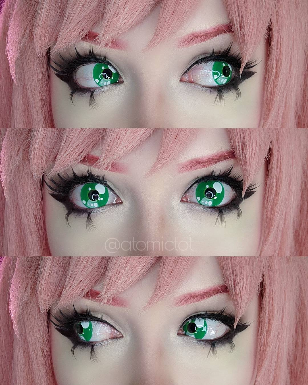 Waku Waku Green Anya Costume Contacts (NEW)