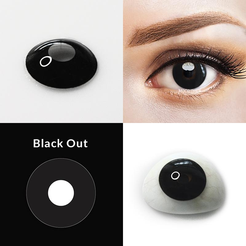 Halloween Blackout Classic Costume Contacts