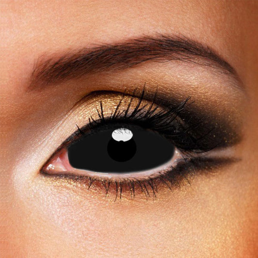 Rx Black Sclera 22mm Contacts (With Power)