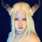 Elf Blue Eye Sclera 22mm Contacts