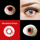 Halloween Red & White Bloodshot Drops Contacts