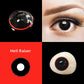 Cyberpunk Halloween Bloody Red Robot Contacts