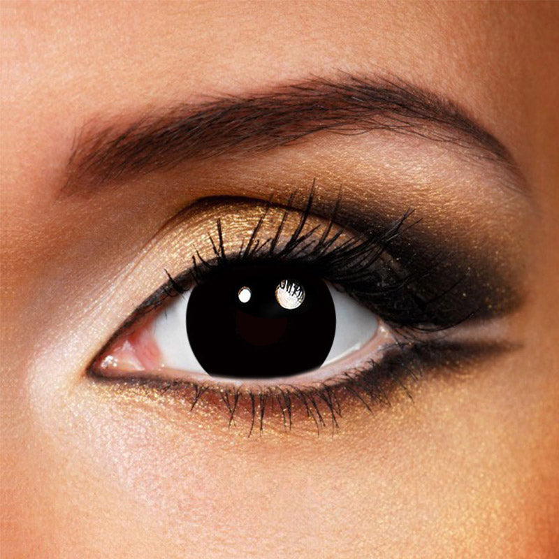 Mini Sclera Black 17mm Contacts