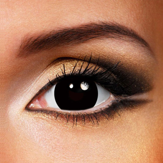 Mini Sclera Black 17mm Contacts