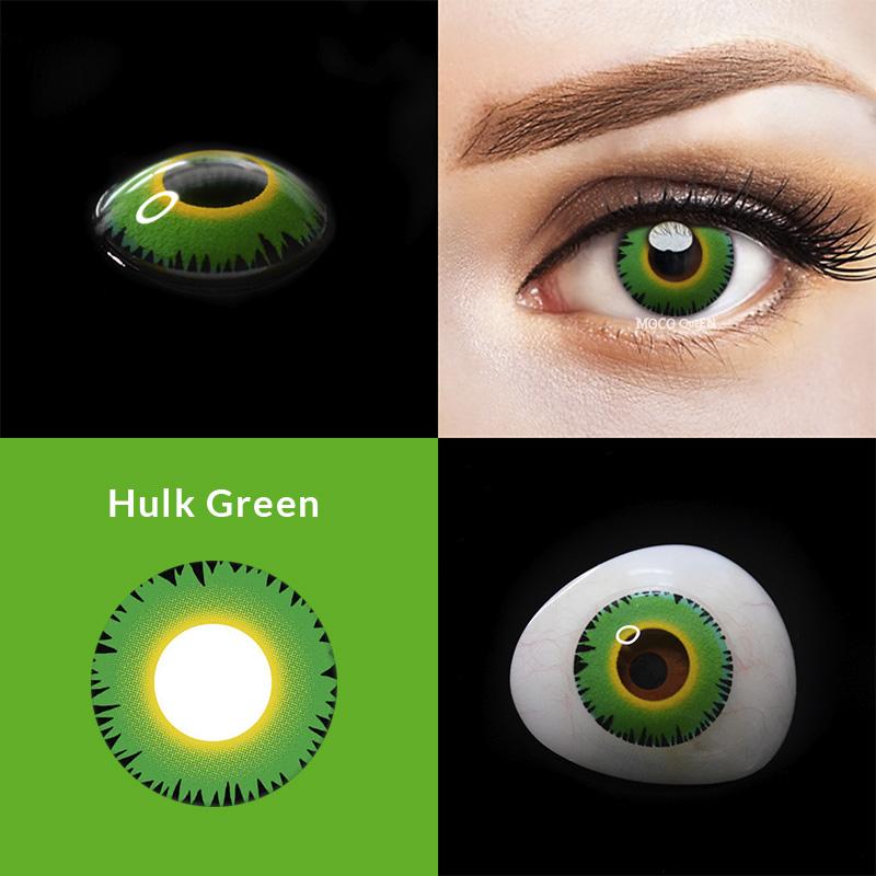 Chainsaw Man Reze Green Contact Lenses | Hulk