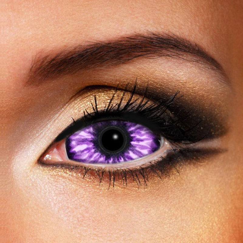 Purple Elf Eye Sclera 22mm Contacts