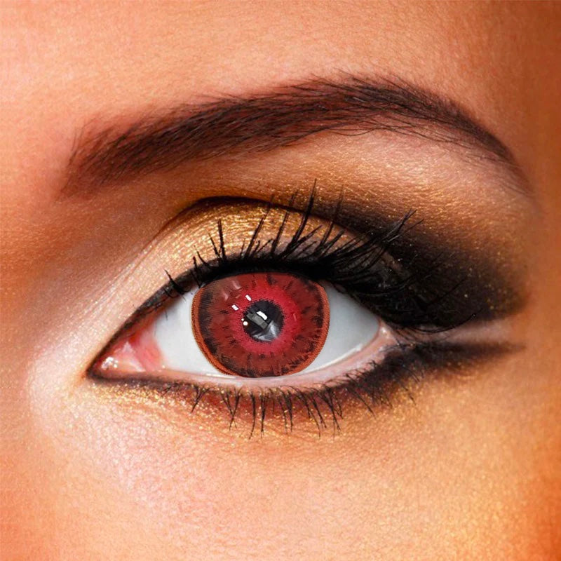 Scarlet Witch Red Halloween Zombie Contact Lenses