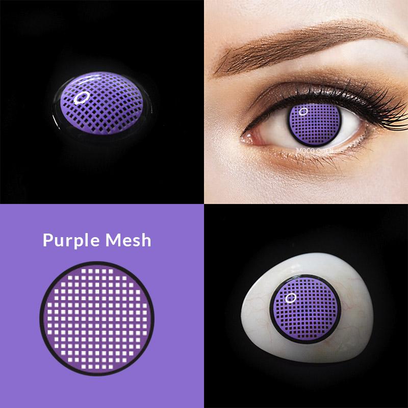 Demon Slayer Shinobu Kocho Purple Contacts | Purple Mesh