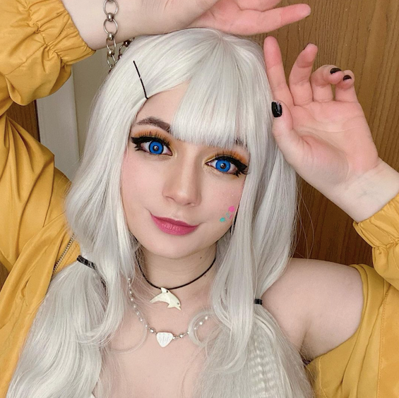 Dead Blue Cosplay Halloween Contact Lenses