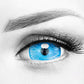 Ice Walker Blue 17mm Mini Sclera Halloween Contacts (New)
